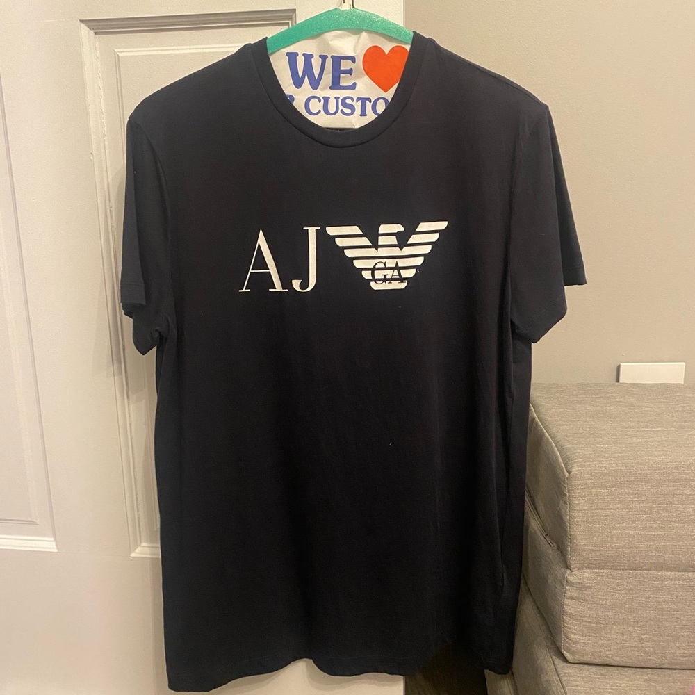 Navy blue, 100% Cotten, Armani jeans t-shirt